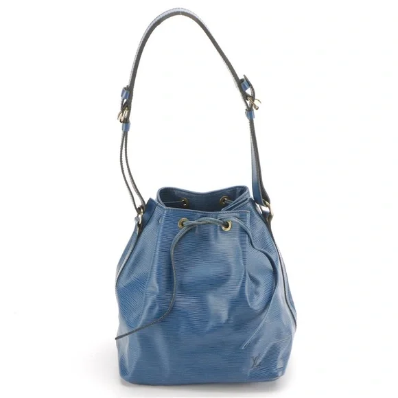 Louis Vuitton Petit Noé Bucket Bag in Toledo Blue Epi Leather - GUC